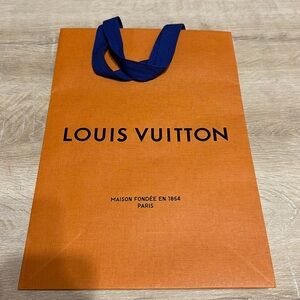 Authentic Louis Vuitton shopping bag